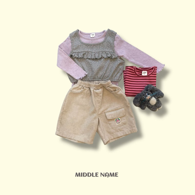 Middle Name - Korean Children Fashion - #kidsshorts - Sprinkle Basic Tee - 11