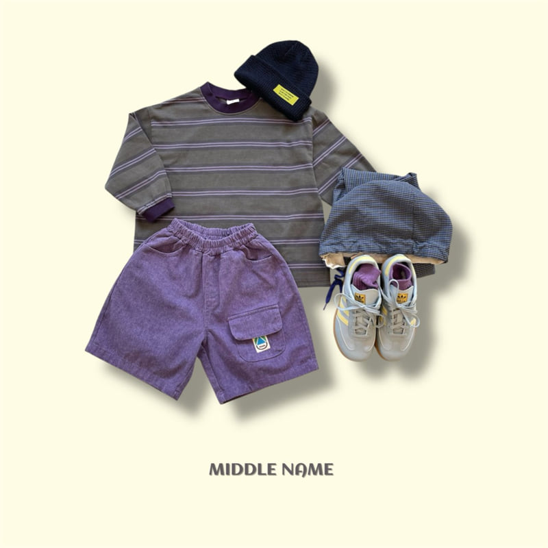 Middle Name - Korean Children Fashion - #fashionkids - Pigment Multi Stripe Tee - 4