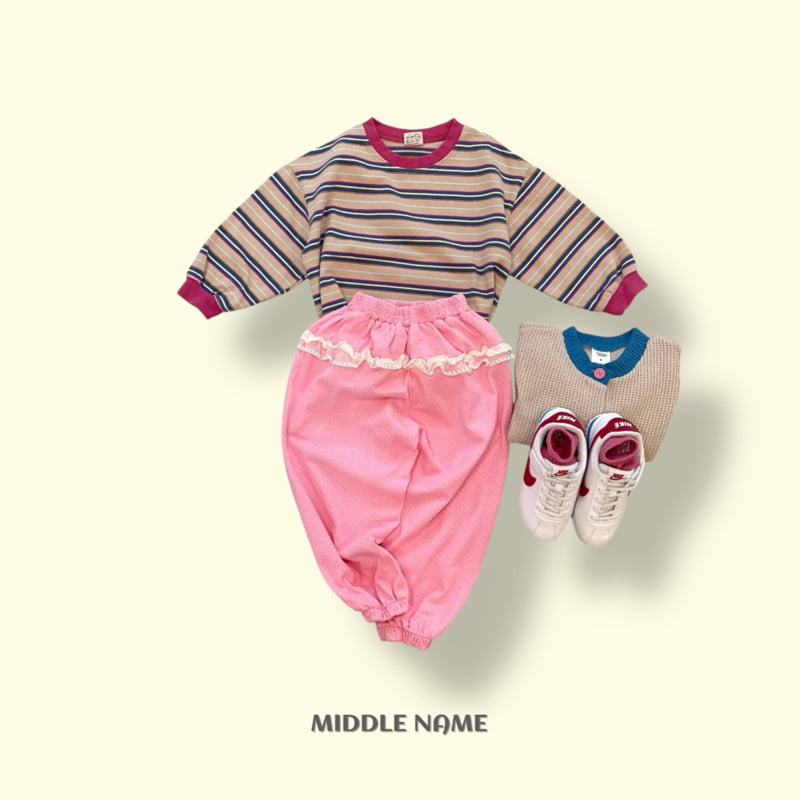 Middle Name - Korean Children Fashion - #kidsstore - Dot Lace Pants - 7