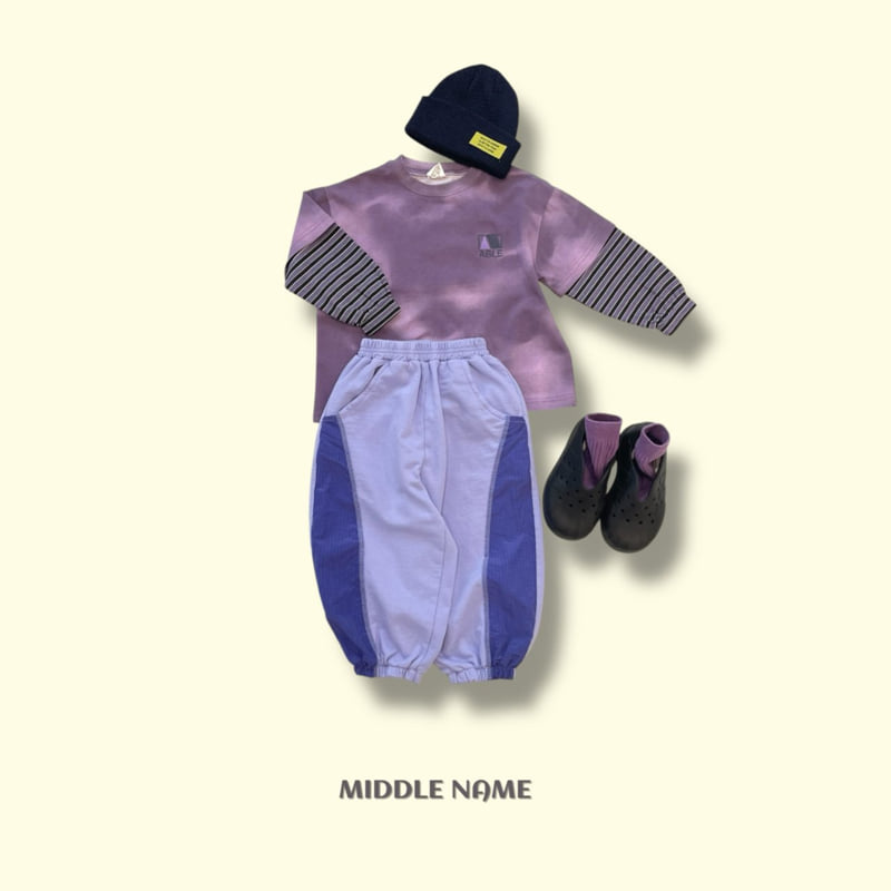 Middle Name - Korean Children Fashion - #kidsstore - Panel Color Block Pants - 9