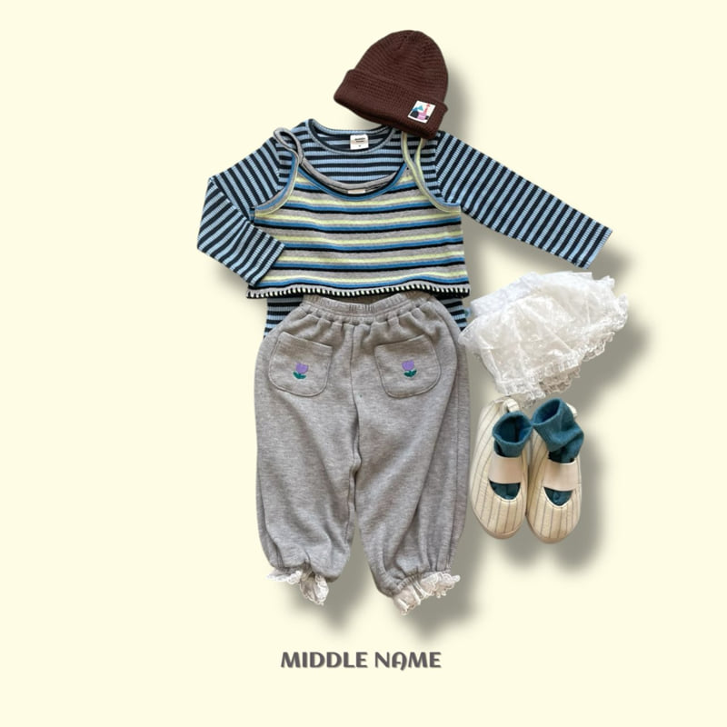 Middle Name - Korean Children Fashion - #kidsstore - Pocket Lace Pants - 6