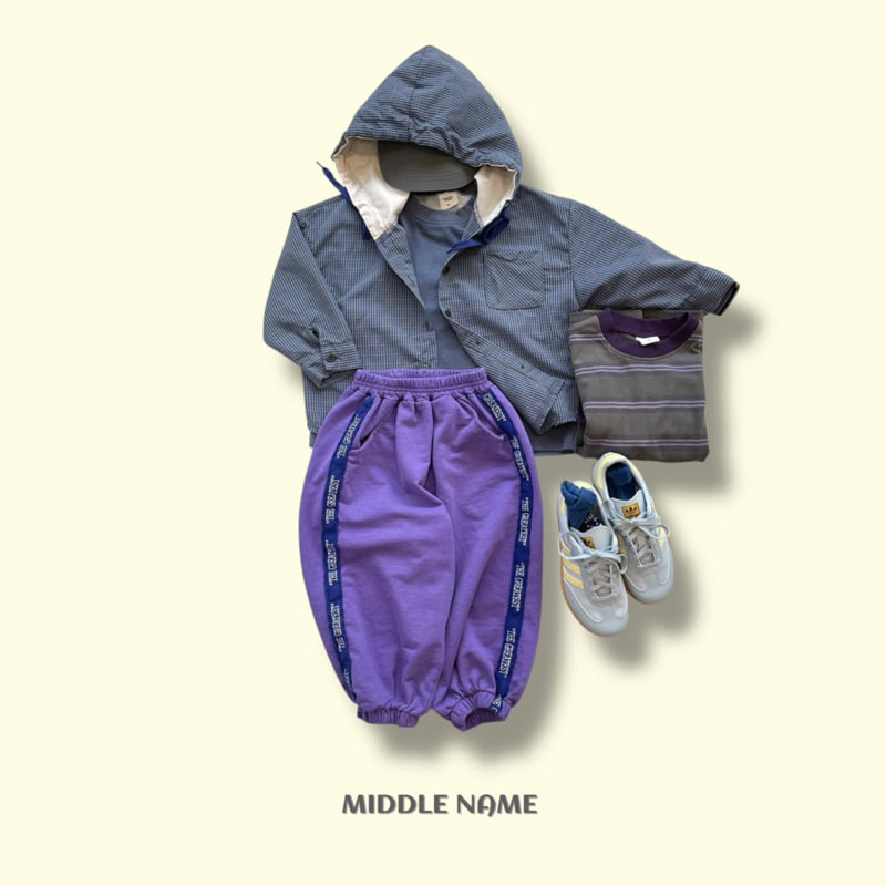 Middle Name - Korean Children Fashion - #kidzfashiontrend - Hoodie Check Shirt - 12
