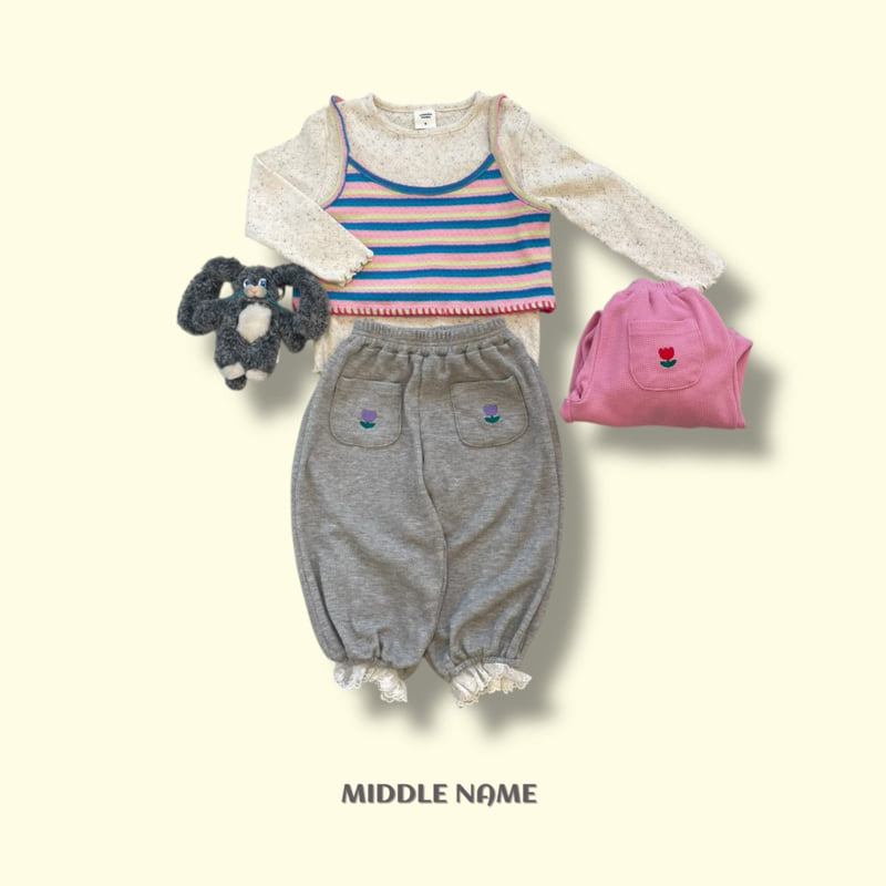 Middle Name - Korean Children Fashion - #kidzfashiontrend - Pocket Lace Pants - 7