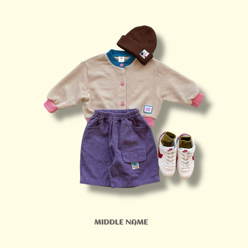 Middle Name - Korean Children Fashion - #kidzfashiontrend - Pigment Pocket Bermuda Pants - 3