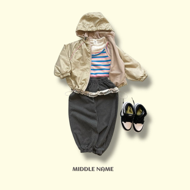Middle Name - Korean Children Fashion - #littlefashionista - Dot Lace Pants - 10