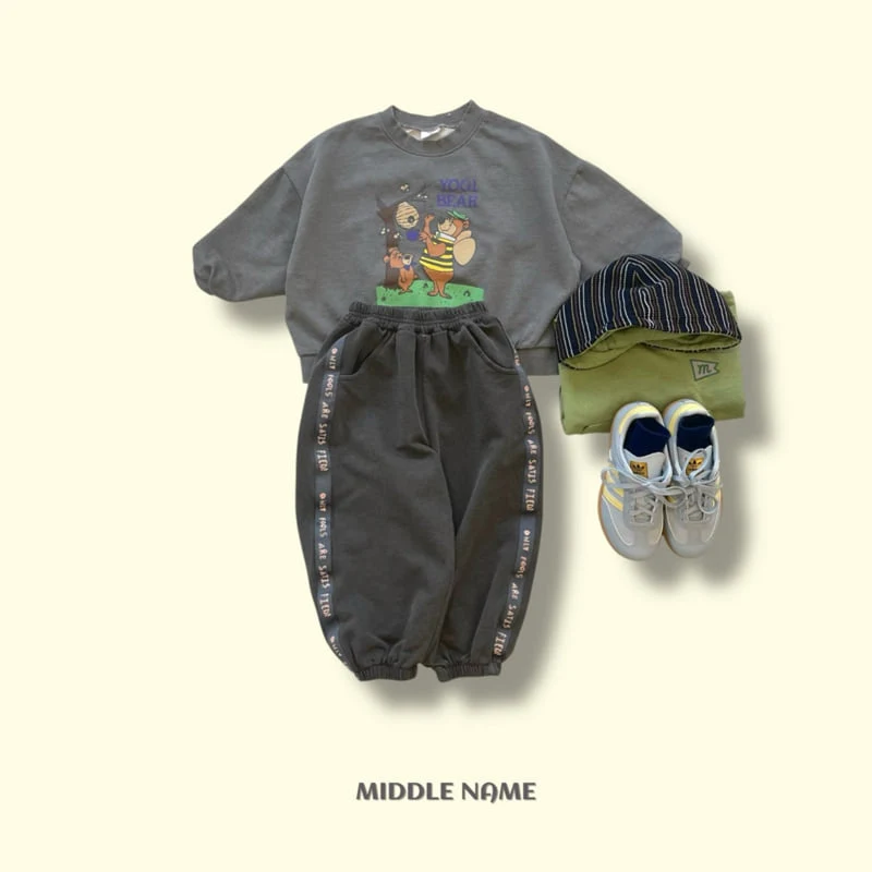Middle Name - Korean Children Fashion - #littlefashionista - Honeybee Bear Sweatshirt - 3