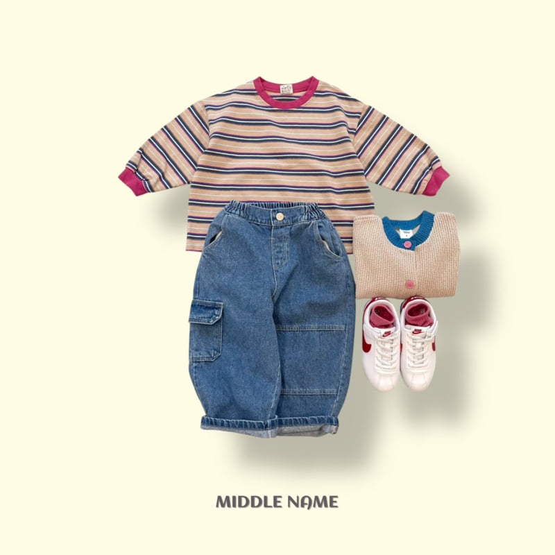 Middle Name - Korean Children Fashion - #magicofchildhood - Hip Denim Pants - 3
