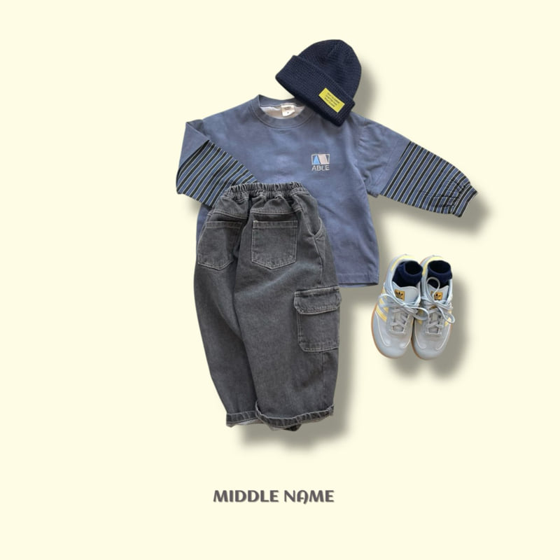Middle Name - Korean Children Fashion - #magicofchildhood - Hip Denim Pants - 4
