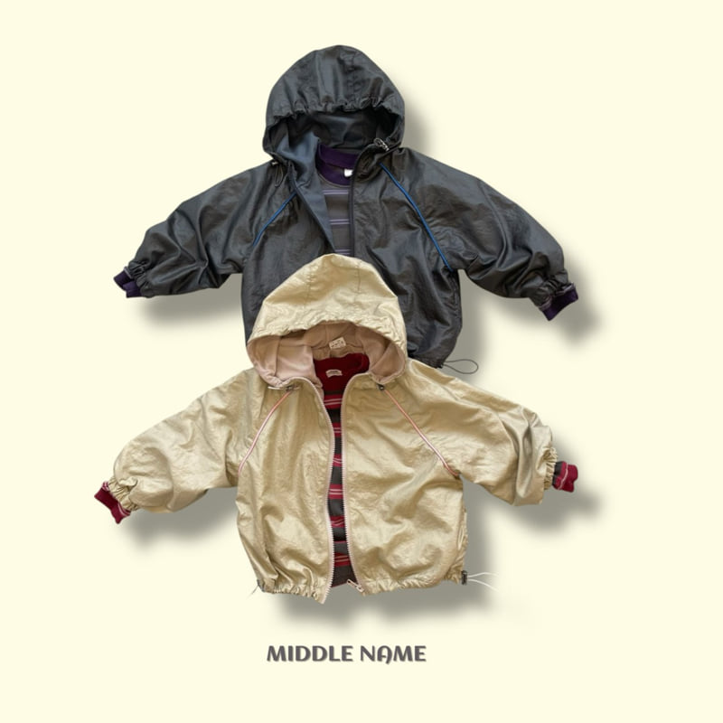 Middle Name - Korean Children Fashion - #minifashionista - Middle Windbreaker Jumper