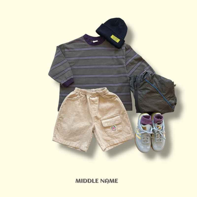 Middle Name - Korean Children Fashion - #minifashionista - Pigment Multi Stripe Tee - 10