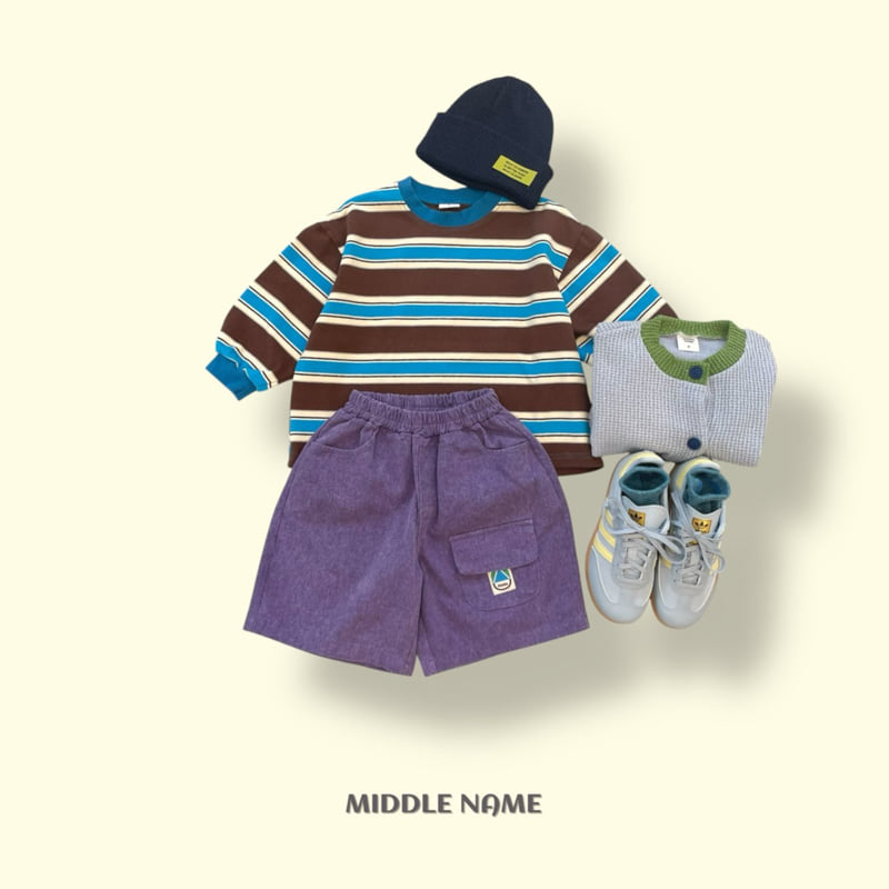 Middle Name - Korean Children Fashion - #minifashionista - Pigment Pocket Bermuda Pants - 7