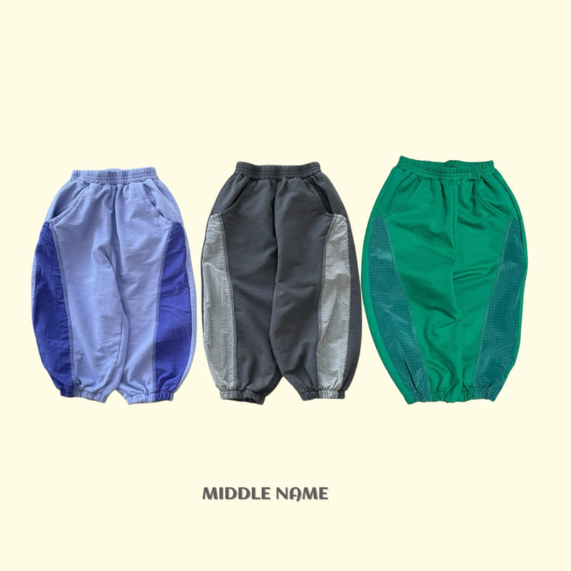 Middle Name - Korean Children Fashion - #prettylittlegirls - Panel Color Block Pants