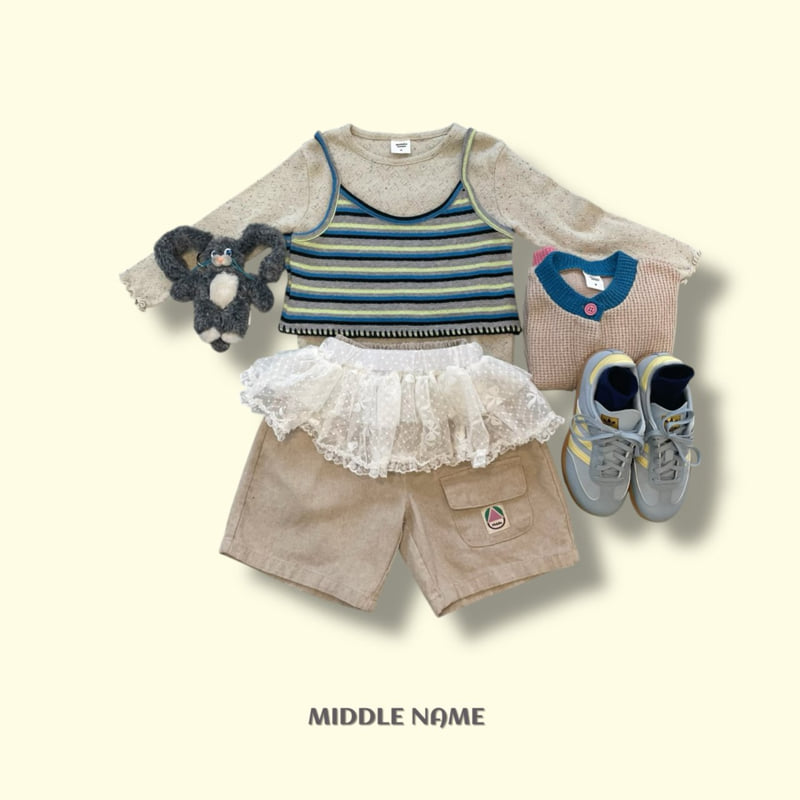 Middle Name - Korean Children Fashion - #stylishchildhood - Two Layered Skirt - 7