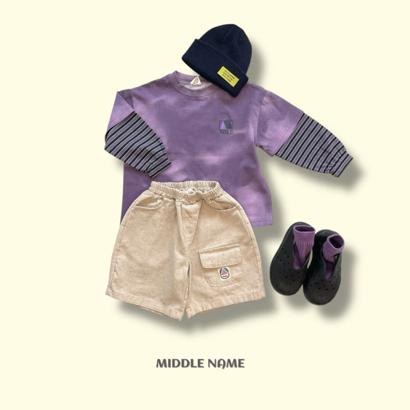 Middle Name - Korean Children Fashion - #stylishchildhood - Pigment Pocket Bermuda Pants - 11