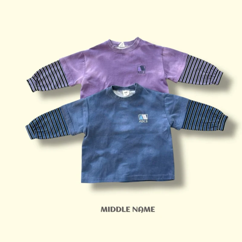 Middle Name - Korean Children Fashion - #todddlerfashion - Honey Water Printed Layered Tee
