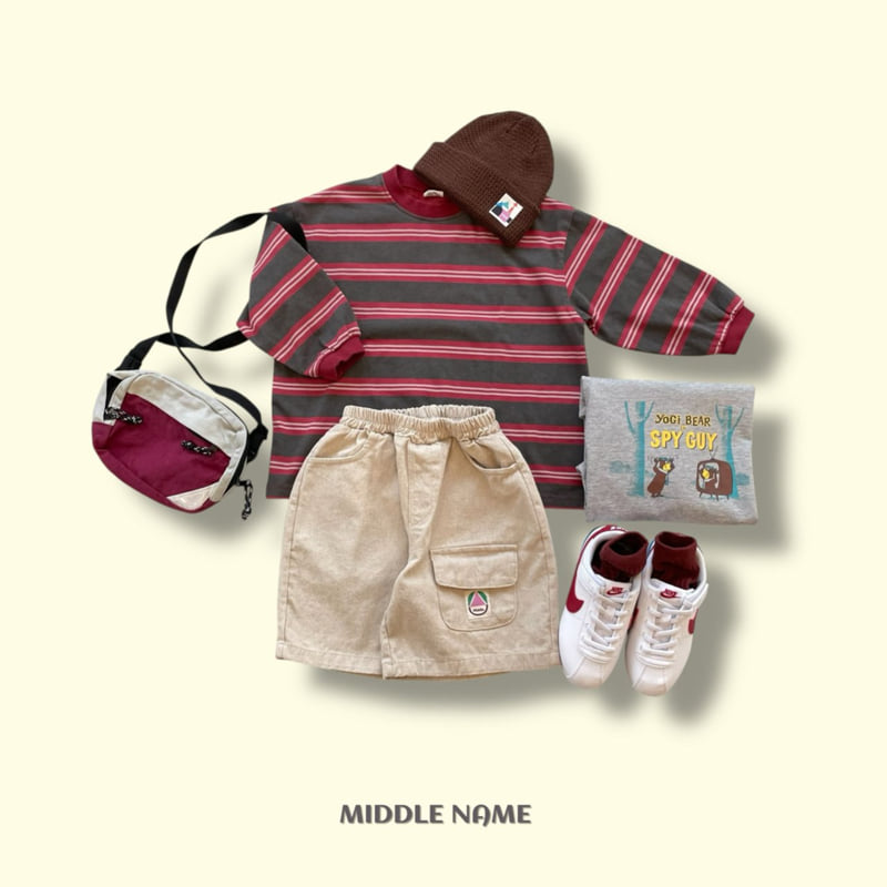 Middle Name - Korean Children Fashion - #todddlerfashion - Pigment Multi Stripe Tee - 12
