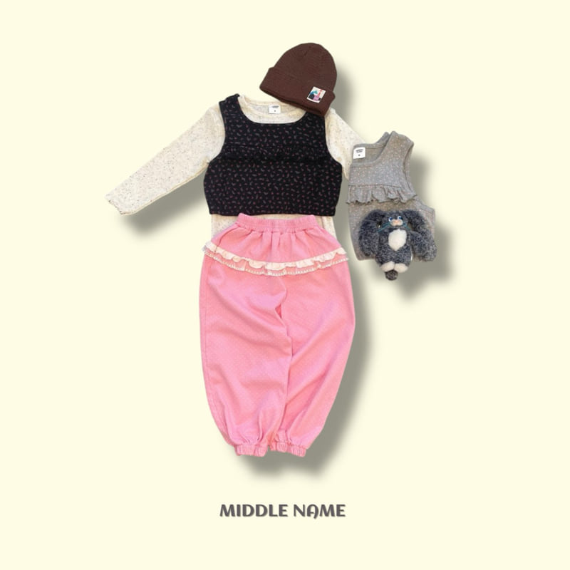 Middle Name - Korean Children Fashion - #todddlerfashion - Sprinkle Basic Tee - 4
