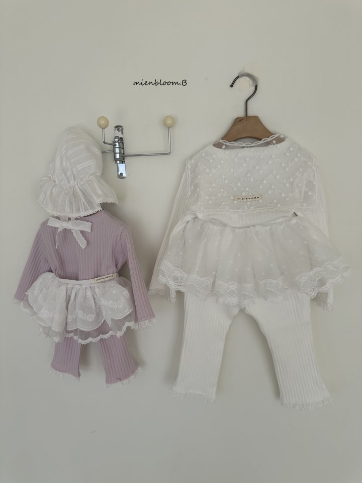 Mienbloom B - Korean Baby Fashion - #babyboutique - Bebe Genie Lace Hat - 8