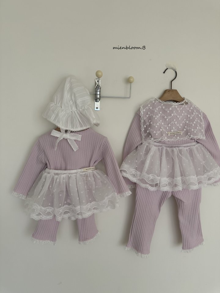 Mienbloom B - Korean Baby Fashion - #babyboutique - Bebe Genie Lace Hat - 9