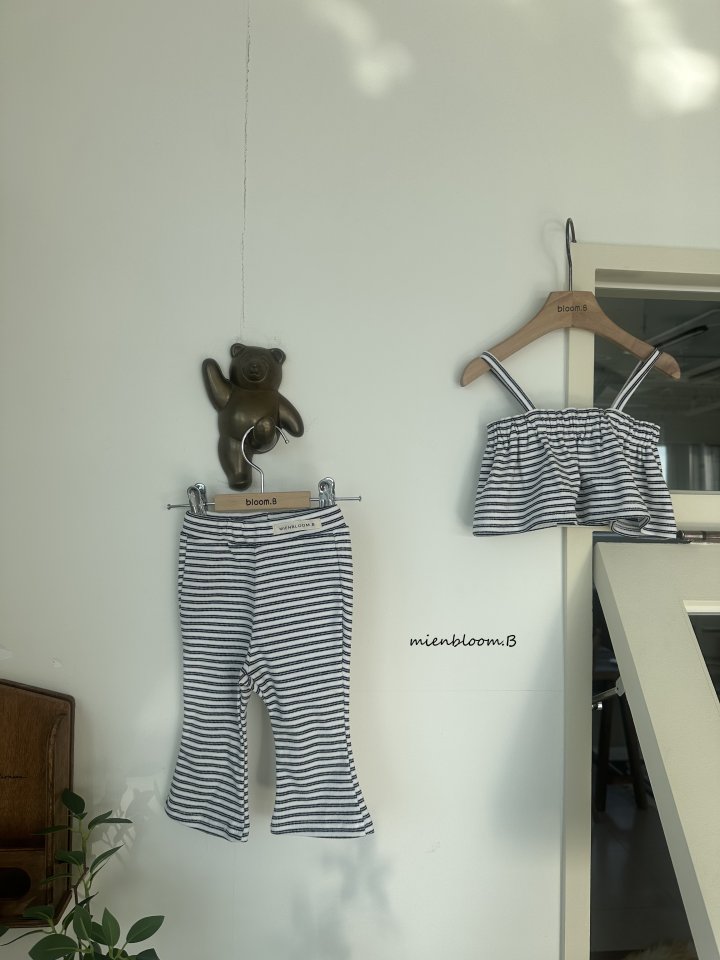 Bebe Stripe Bootcut Pants by Mienbloom B for Baby - view 4