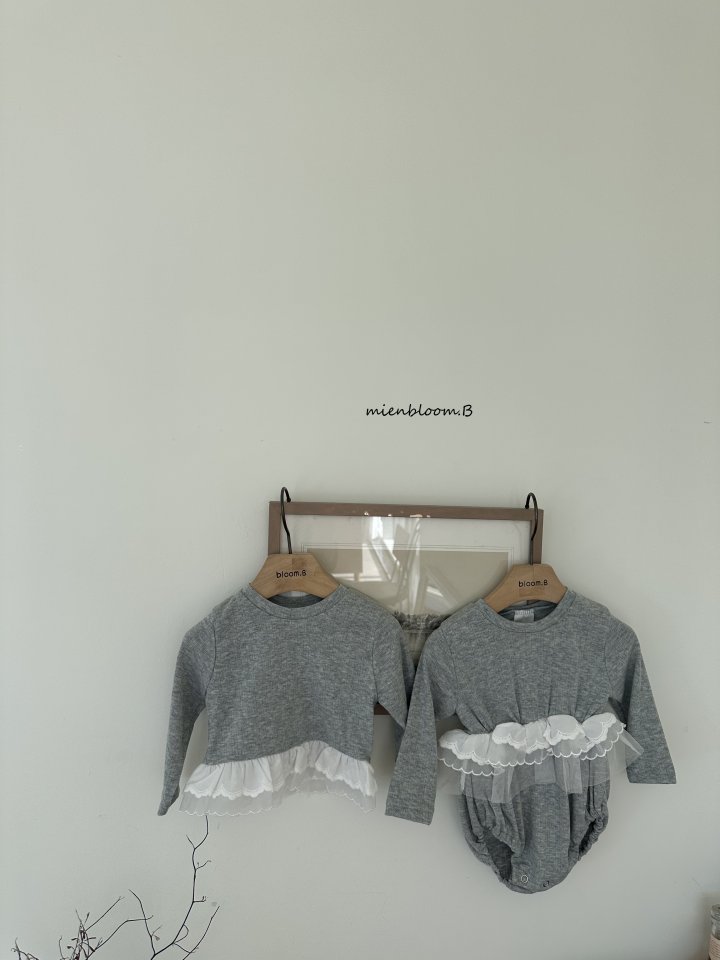 Mienbloom B - Korean Baby Fashion - #babyboutique - Bebe Lace Tee - 7