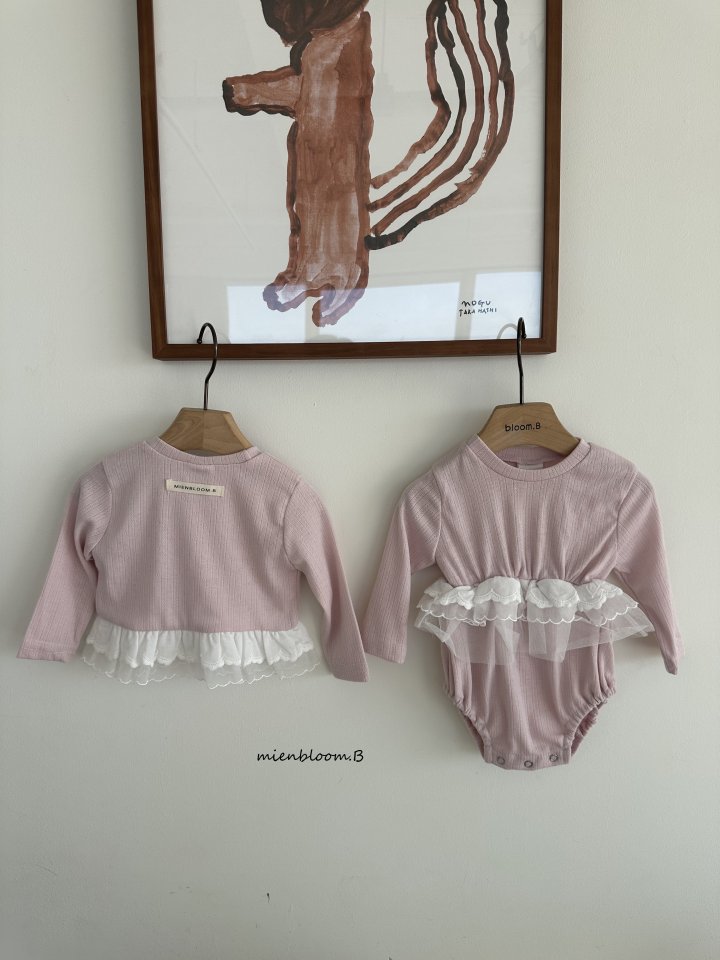 Mienbloom B - Korean Baby Fashion - #babyboutique - Bebe Lace Suit - 6