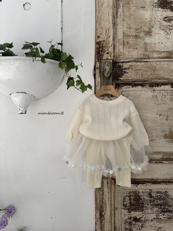 Mienbloom B - Korean Baby Fashion - #babyclothing - Bebe Lucky Knit Tee - 9
