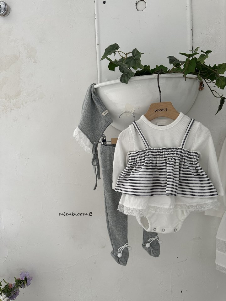 Mienbloom B - Korean Baby Fashion - #babyclothing - Bebe Lace Bonnet - 7