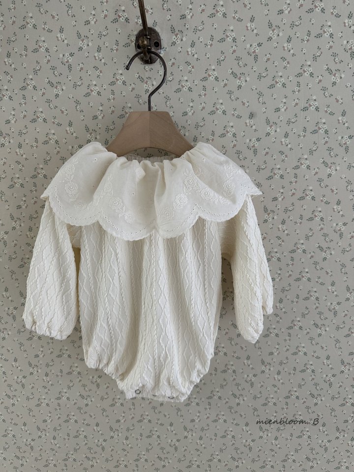 Mienbloom B - Korean Baby Fashion - #babyclothing - Bebe Knit Lace Suit - 3