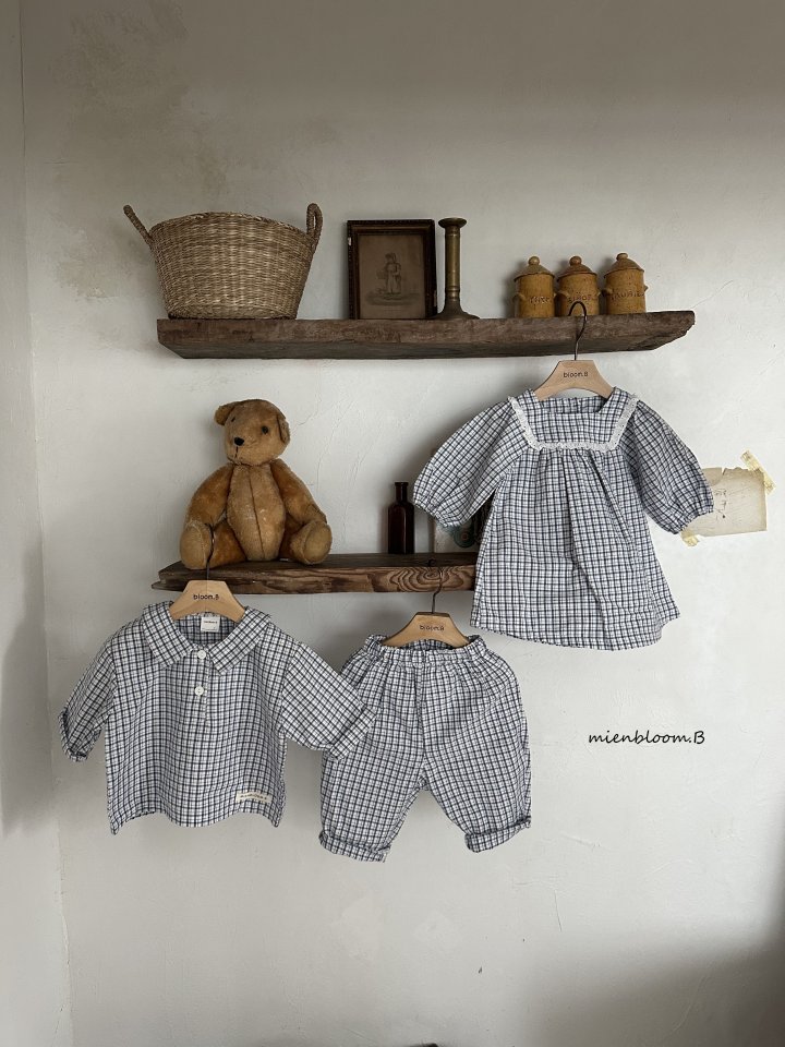 Mienbloom B - Korean Baby Fashion - #babyfashion - Bebe Classic Check Pants - 8