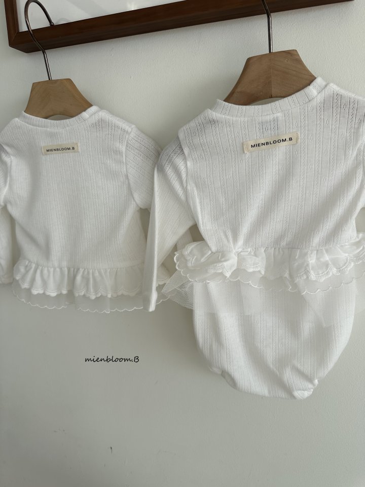 Mienbloom B - Korean Baby Fashion - #babyfashion - Bebe Lace Suit - 9