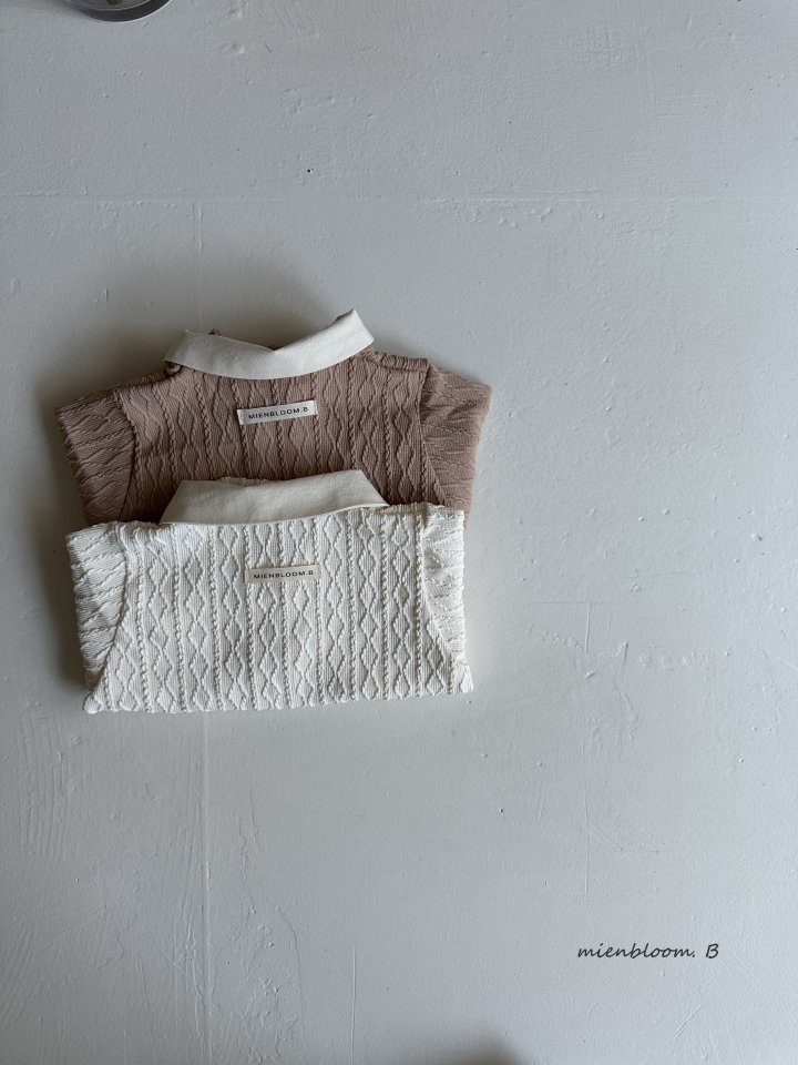 Mienbloom B - Korean Baby Fashion - #babyfashion - Bebe Knit Button Suit - 3