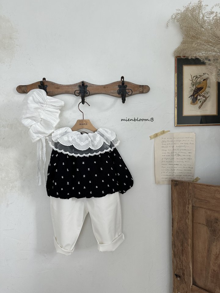 Bebe Pom Pom Blouse by Mienbloom B for Baby - view 11