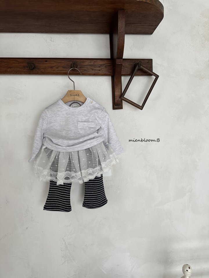 Bebe Stripe Bootcut Pants by Mienbloom B for Baby - view 8