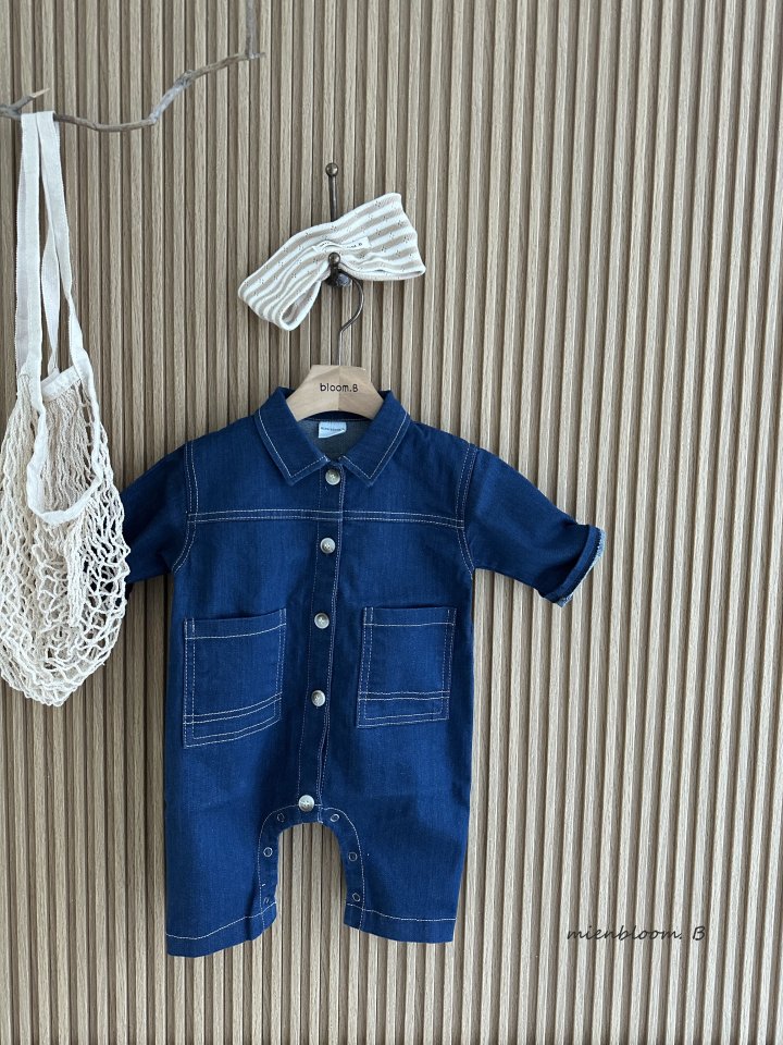 Mienbloom B - Korean Baby Fashion - #babyfever - Bebe Broken Suit - 3