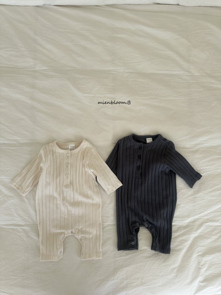 Mienbloom B - Korean Baby Fashion - #babyfever - Bebe Chunky Rib Suit