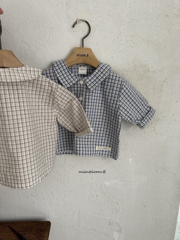 Mienbloom B - Korean Baby Fashion - #babygirlfashion - Bebe Classic Check Shirt - 6