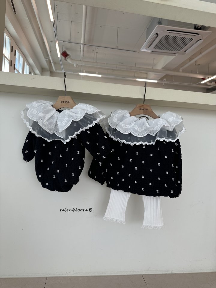 Mienbloom B - Korean Baby Fashion - #babygirlfashion - Bebe Pom Pom Suit - 10