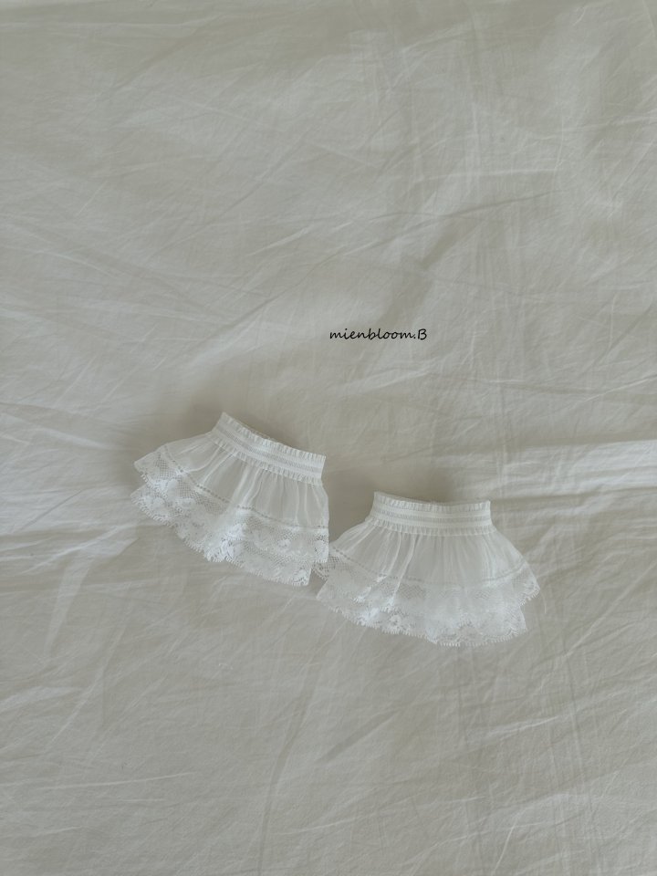 Mienbloom B - Korean Baby Fashion - #babygirlfashion - Bebe Lace Cuffs - 3