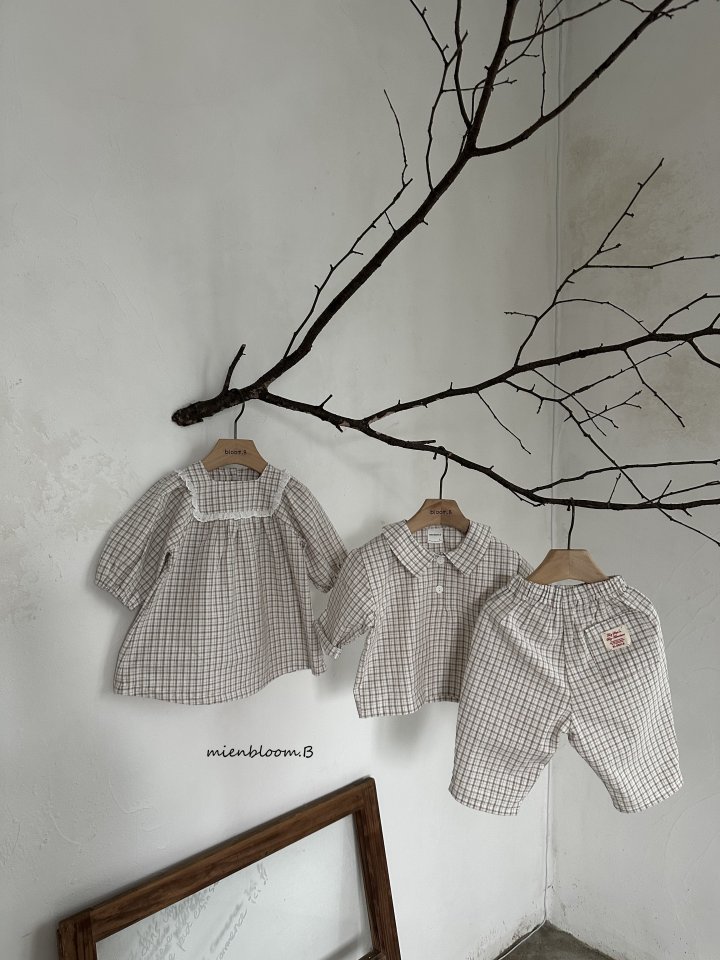 Mienbloom B - Korean Baby Fashion - #babylifestyle - Bebe Classic Check Pants - 11