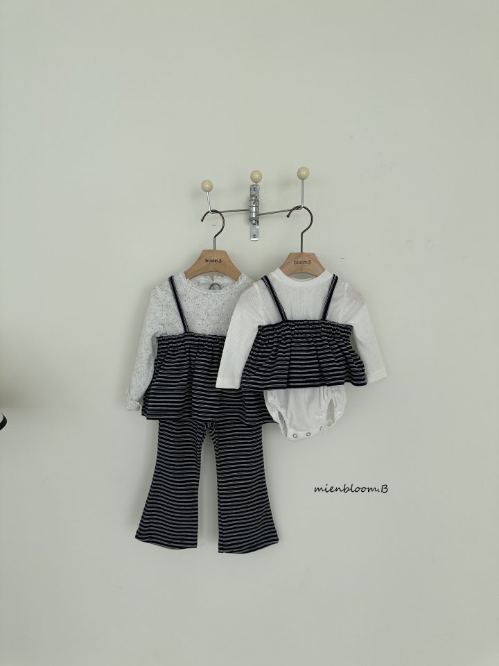 Bebe Stripe Bootcut Pants by Mienbloom B for Baby - view 10