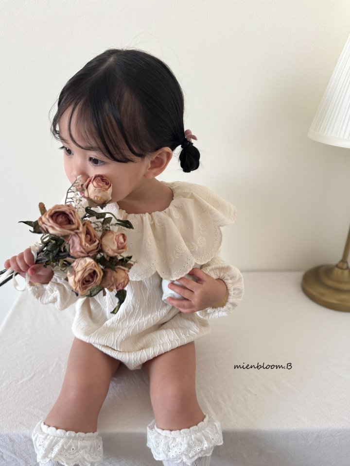 Mienbloom B - Korean Baby Fashion - #babylifestyle - Bebe Knit Lace Suit - 7