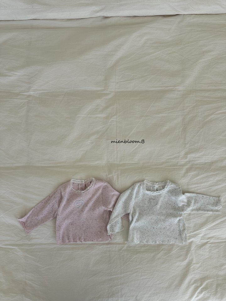 Mienbloom B - Korean Baby Fashion - #babylifestyle - Bebe Heart Pop Tee