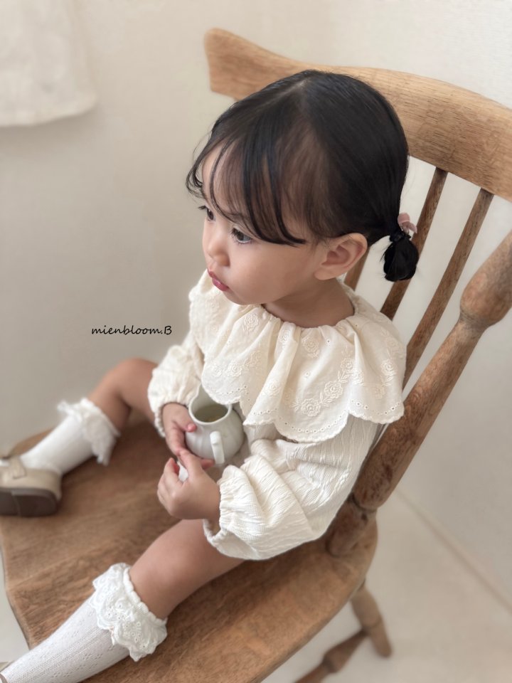 Mienbloom B - Korean Baby Fashion - #babyoninstagram - Bebe Knit Lace Suit - 8