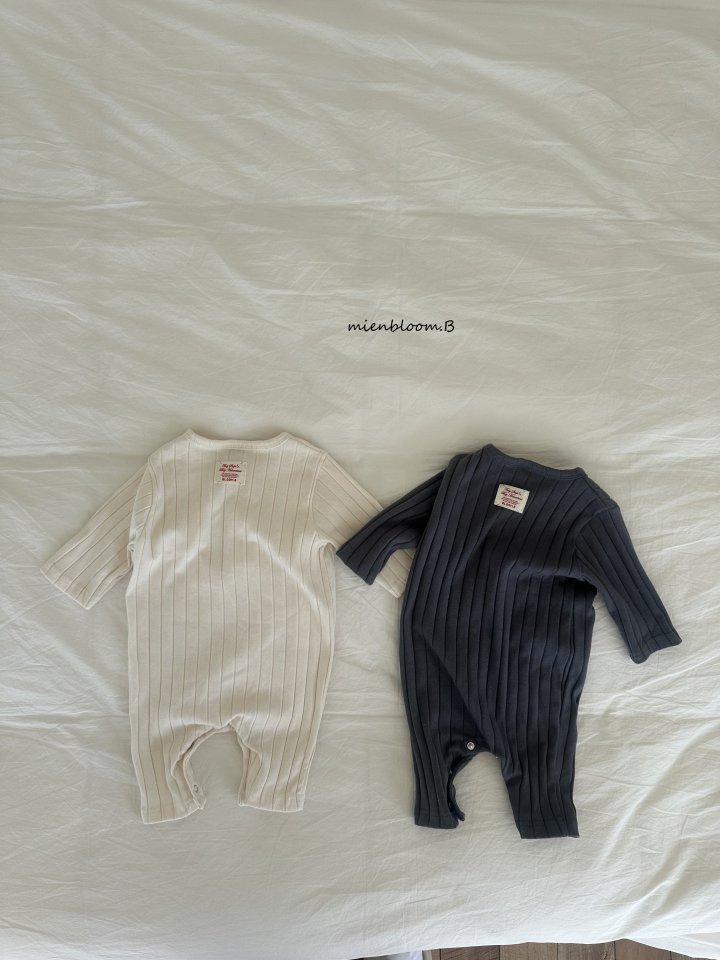 Mienbloom B - Korean Baby Fashion - #babylifestyle - Bebe Chunky Rib Suit - 4