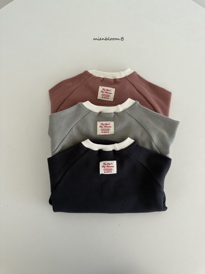 Mienbloom B - Korean Baby Fashion - #babyoninstagram - Bebe Waffle Suit - 3