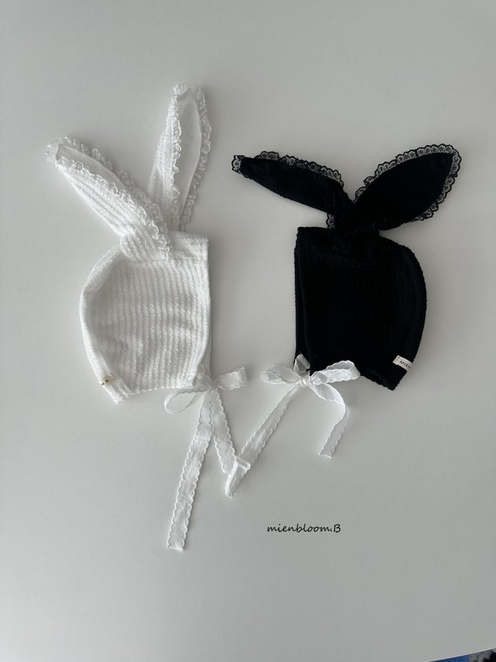 Mienbloom B - Korean Baby Fashion - #babyoninstagram - Bebe Bibi Bunny Bonnet - 2