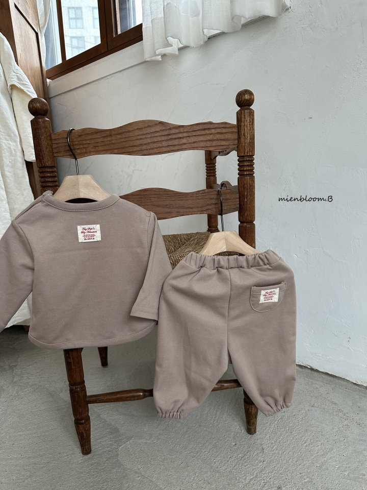 Mienbloom B - Korean Baby Fashion - #babyootd - Bebe Papa Jogger Pants - 11