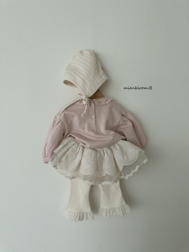 Mienbloom B - Korean Baby Fashion - #babyootd - Bebe Chunky Rib Bonnet - 6