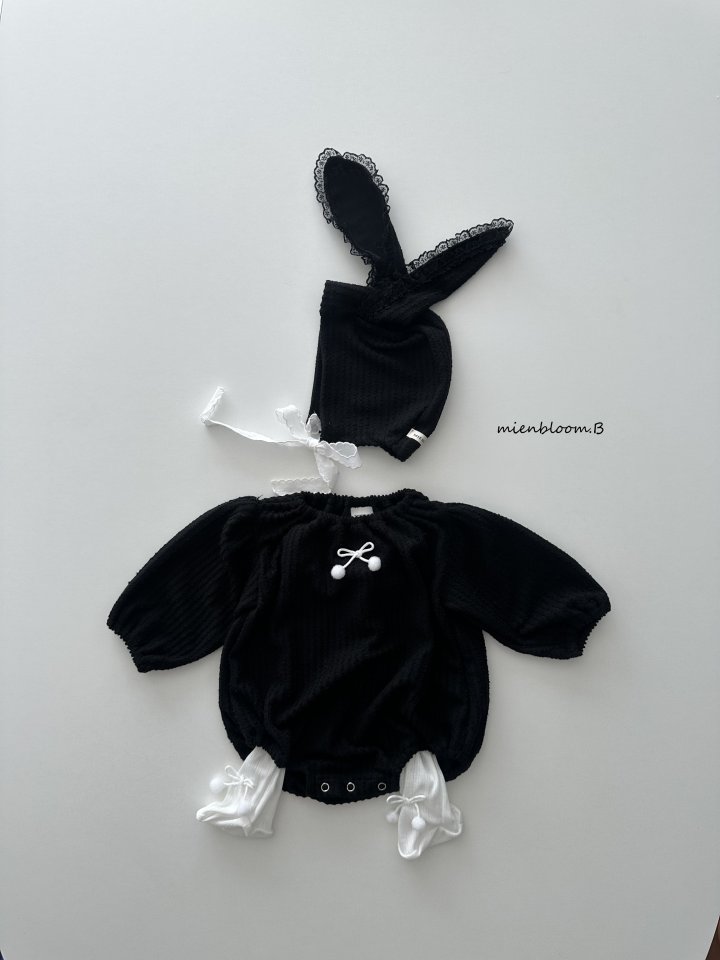 Mienbloom B - Korean Baby Fashion - #babyootd - Bebe Bibi Bunny Bonnet - 3